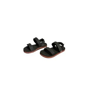 Reef Black and Red Velcro Strap Sandals - Boy’s Size 13/1